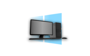 윈도우 로고 와 컴퓨터 이미지