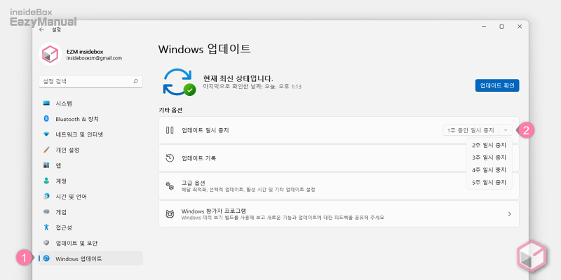 업그레이드 윈도우 11 새 Windows