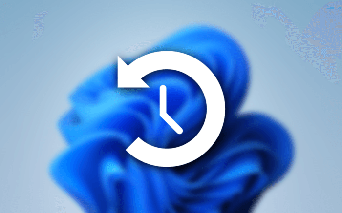 윈도우 바탕 화면 과 롤백 아이콘