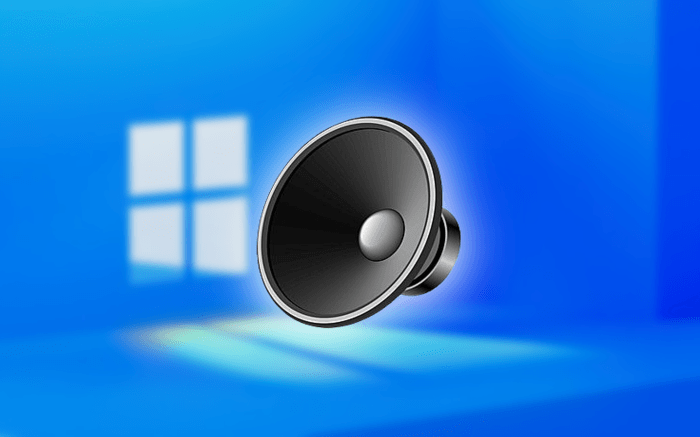 윈도우 바탕 화면 과 스피커 아이콘