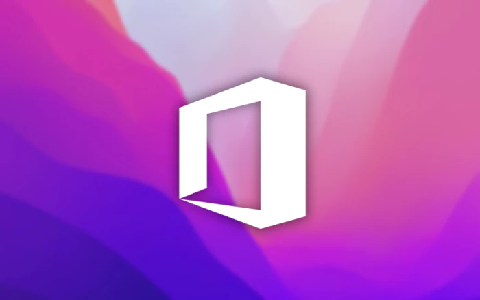 맥 몬터레이 바탕화면 위 오피스 로고