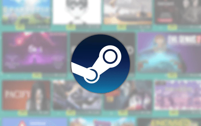 스팀 게임 목록 배경 과 스팀 로고