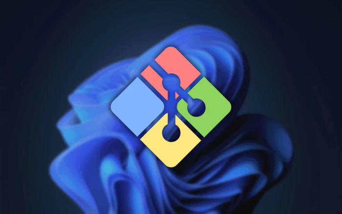 Windows 바탕 화면 과 Git 아이콘