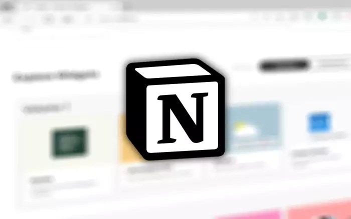 Indfy 메인 화면 과 노션 로고