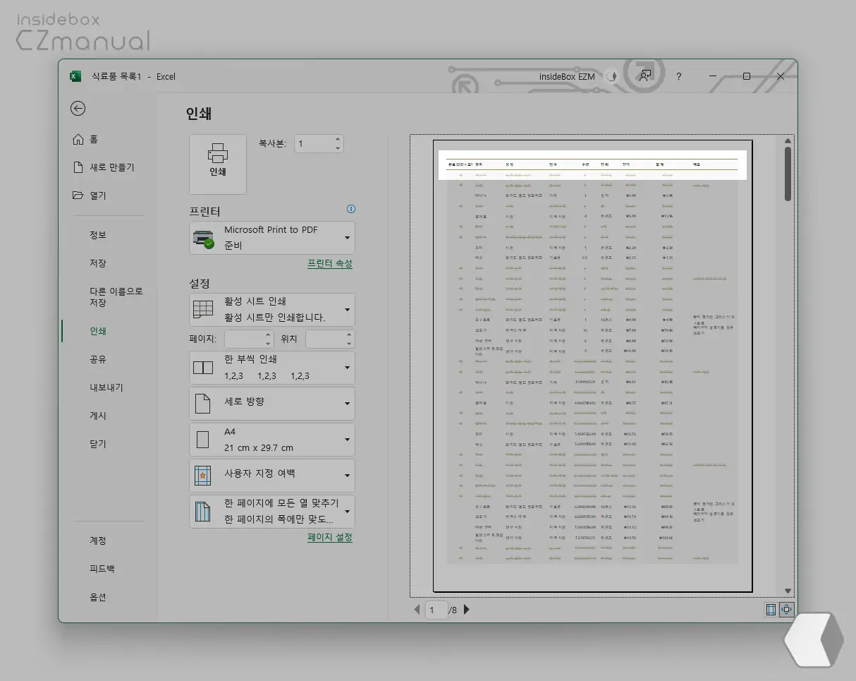 인쇄_화면의_첫번_째_행은_정상적으로_확인_가능