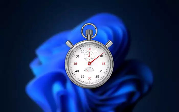 Windows 바탕화면 과 라운드 실버 아날로그 게이지