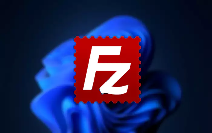 Windows 바탕화면 과 파일질라 로고