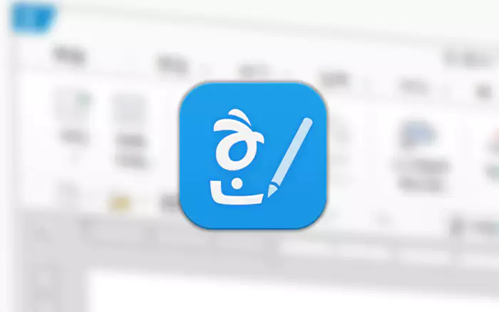 한글 리본 메뉴 와 한글 로고