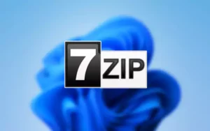 Windows 기본 바탕화면 과 zip 로고