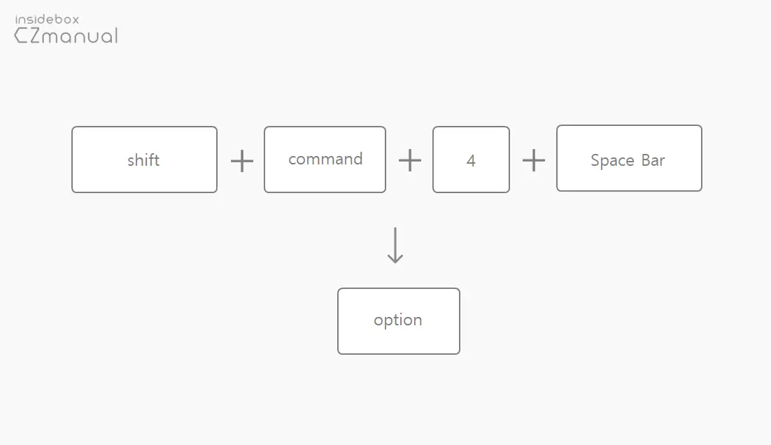 창-캡쳐시-그림자-제거-단축키