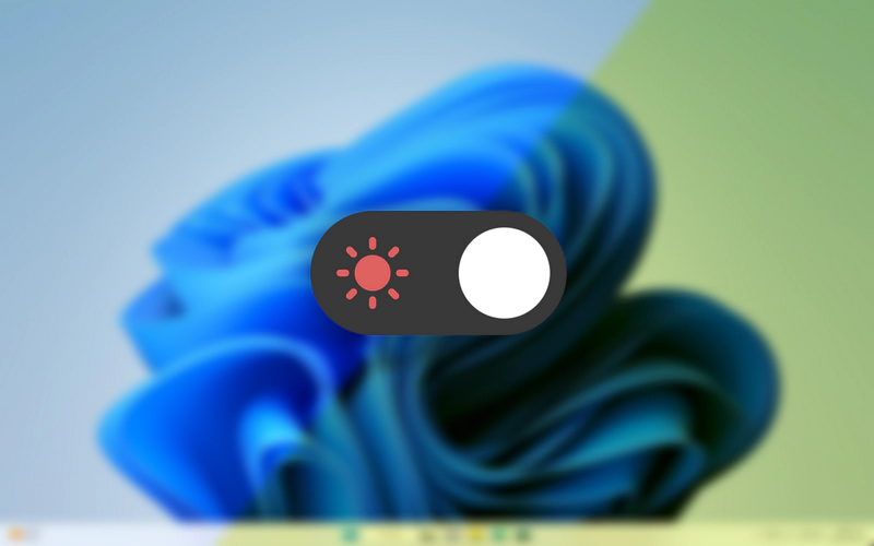 윈도우 눈을 보호하는 방법 야간 모드 빠르게 켜고 끄기